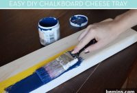 DIY Chalkboard Cheese Board Project