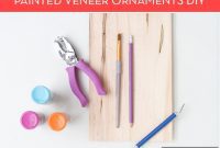 Curbly’s DIY Painted Veneer Ornaments