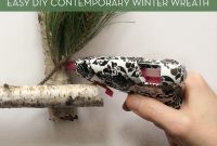 Crafting a Modern Winter Wreath: A DIY Guide
