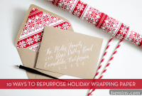 10 Brilliant Second Lives for Your Holiday Wrapping Paper