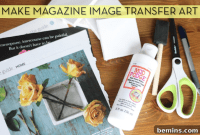 Magazine Image Transfer Art: A DIY Guide to Unique Decor