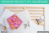 Ikea Hack: DIY Upholstered Headboard Using Ikea Bed