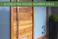 Enticing Entryways: 10 Unique House Number Ideas