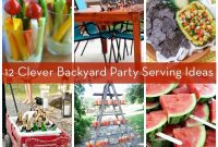Creative Serving Solutions: Backyard Party Edition
