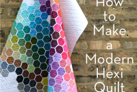 Modern Hexagon Quilt: A Geometric Masterpiece
