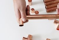 Simple and Modern DIY Copper Candle Holder