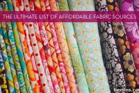 11 Budget-Friendly Online Fabric Shops for Your Next Project