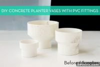 DIY Concrete Planters with PVC Pipe Molds
