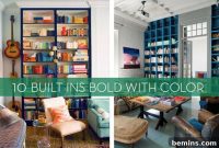 Eye-Catching Built-Ins: 10 Bold Color Statements
