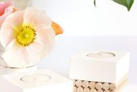Pine and Balsa Wood Tealight Holders: Crafted Candlelight