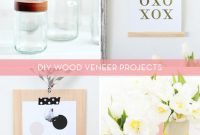 Visually Striking: 15 Creative Home Decor Projects with Wood Veneer
