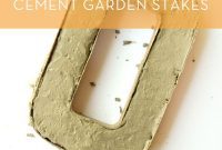 Sculpting Words DIY Concrete Garden Typography