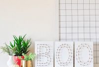 Simple and Spooky Halloween String Art