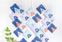 Printable Mountain Village Advent Calendar