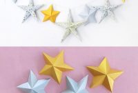 Origami Star Garland: A Festive Folding Project