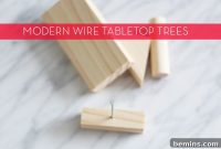 Crafting Contemporary Wire Tabletop Trees