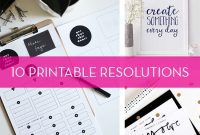 New Year’s Goal Getters: 10 Printables to Kickstart Your Year