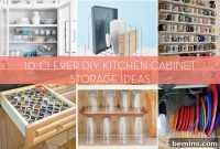 Creative Kitchen Cabinet Hacks: 10 DIY Organization Ideas