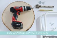 Simple Wood Slice Plant Perch
