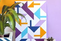 Vivid Geometric Wall Accents