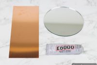 Minimal Copper Chic: Vanity Mirror DIY
