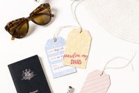 Printable Luggage Tags with a Dash of Sass