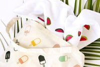 Let’s Get Beachy: DIY Popsicle Bag & Watermelon Towel
