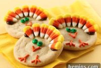 Creative Candy Corn Turkey Cookies