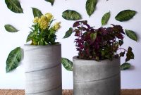Weekend Project: Crafting Oversized Modern Concrete Planters