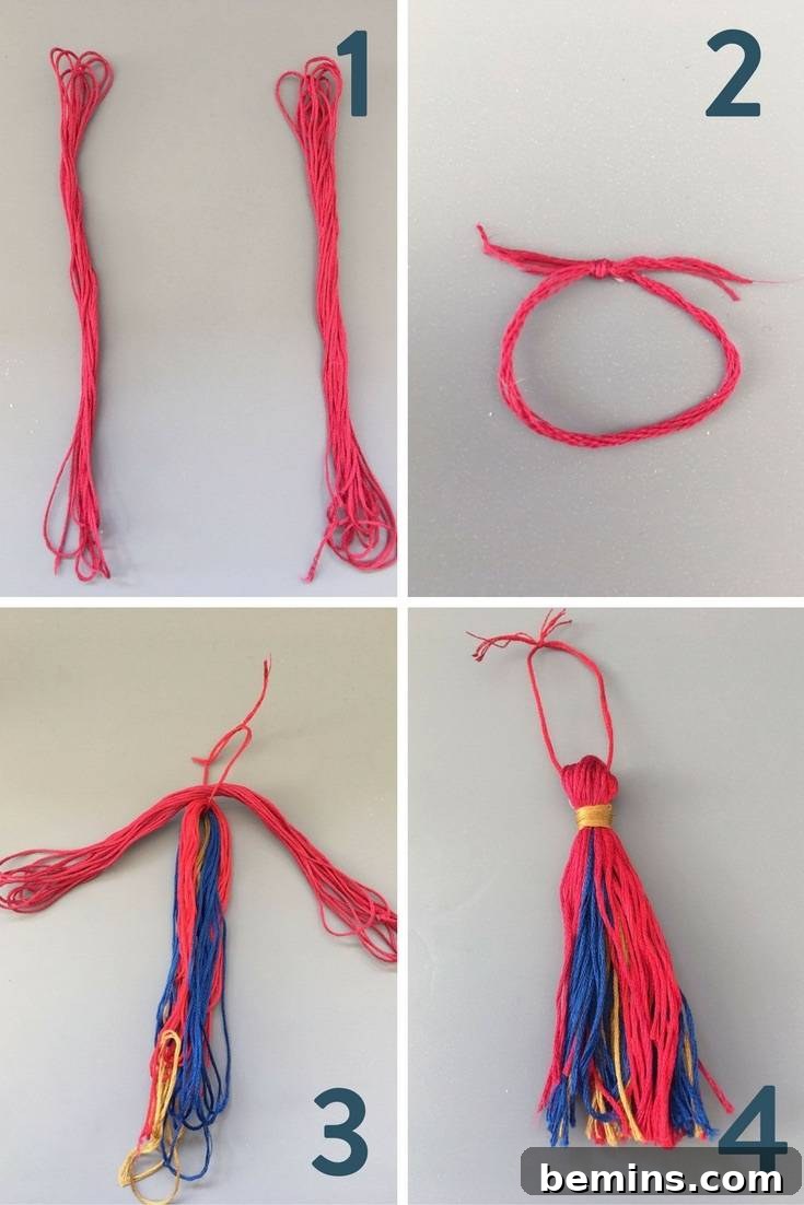 Ping Pong Balls and Embroidery Floss