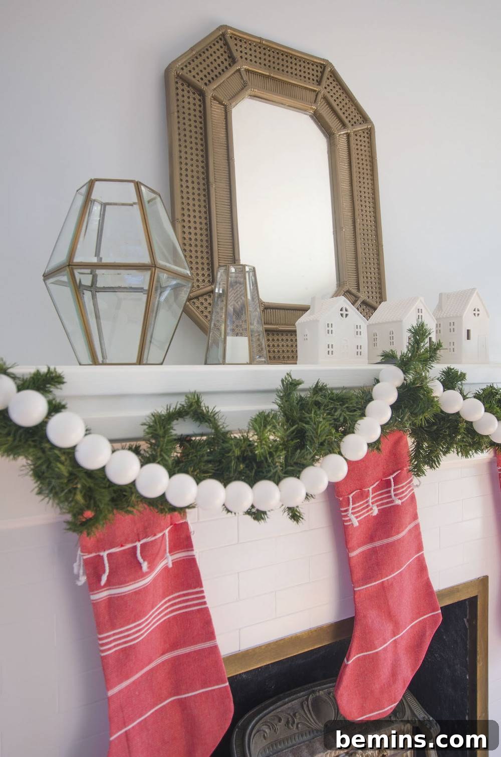 Finished DIY Bead Garland