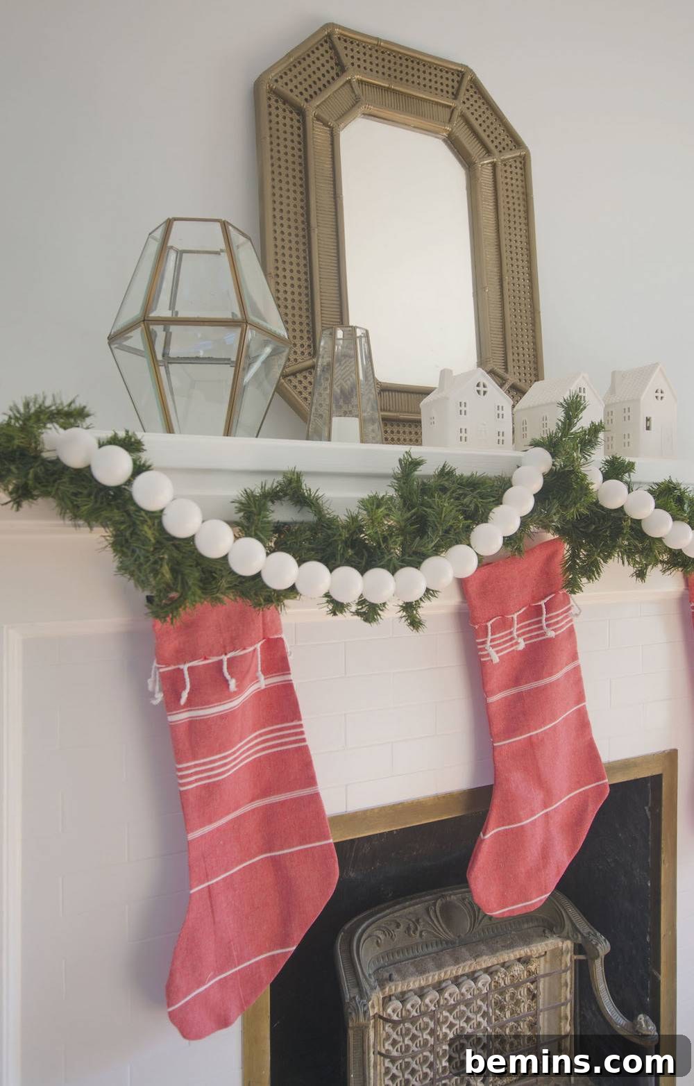 Finished Turkish Towel Stockings