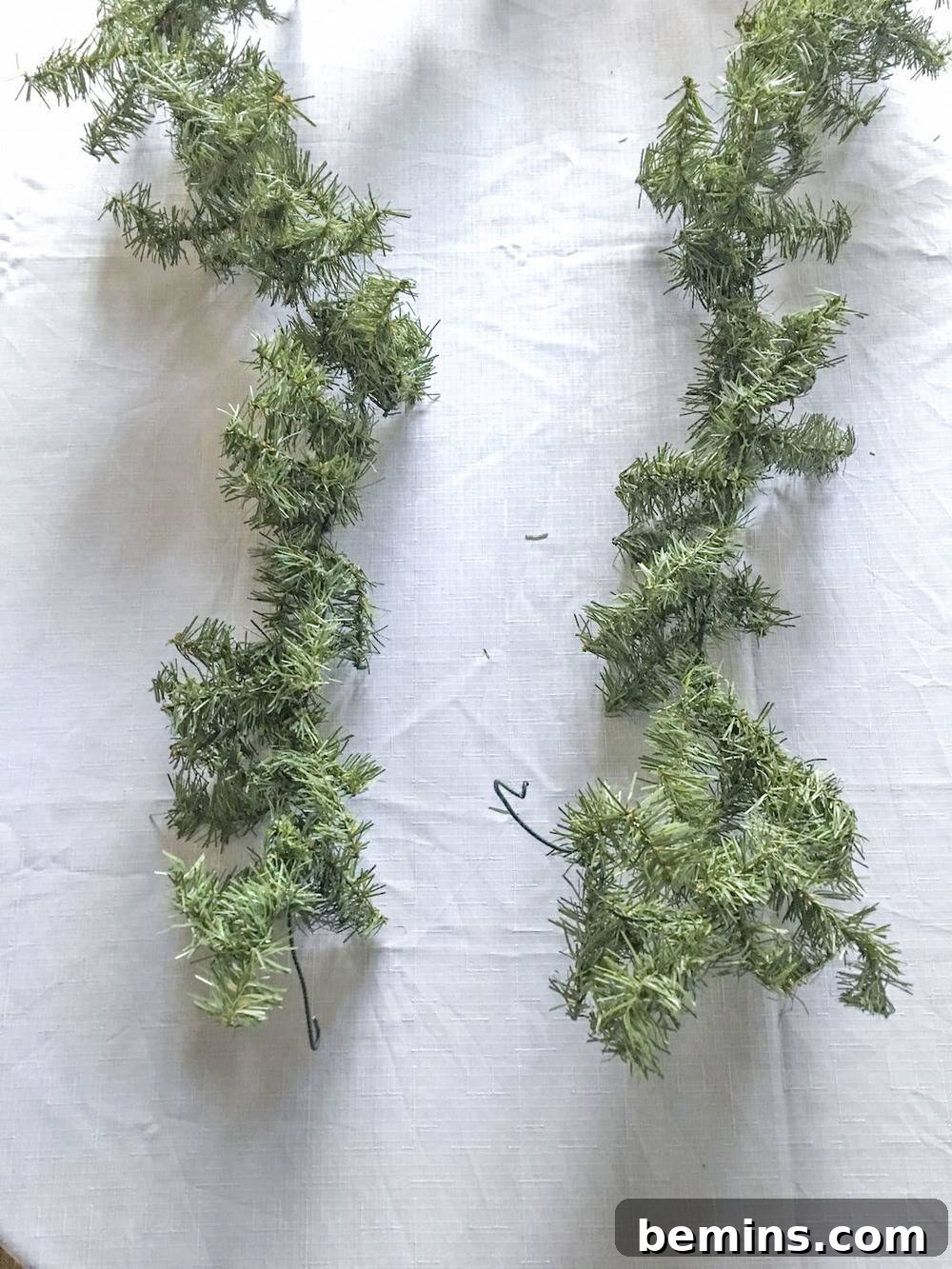 Inexpensive Christmas garlands