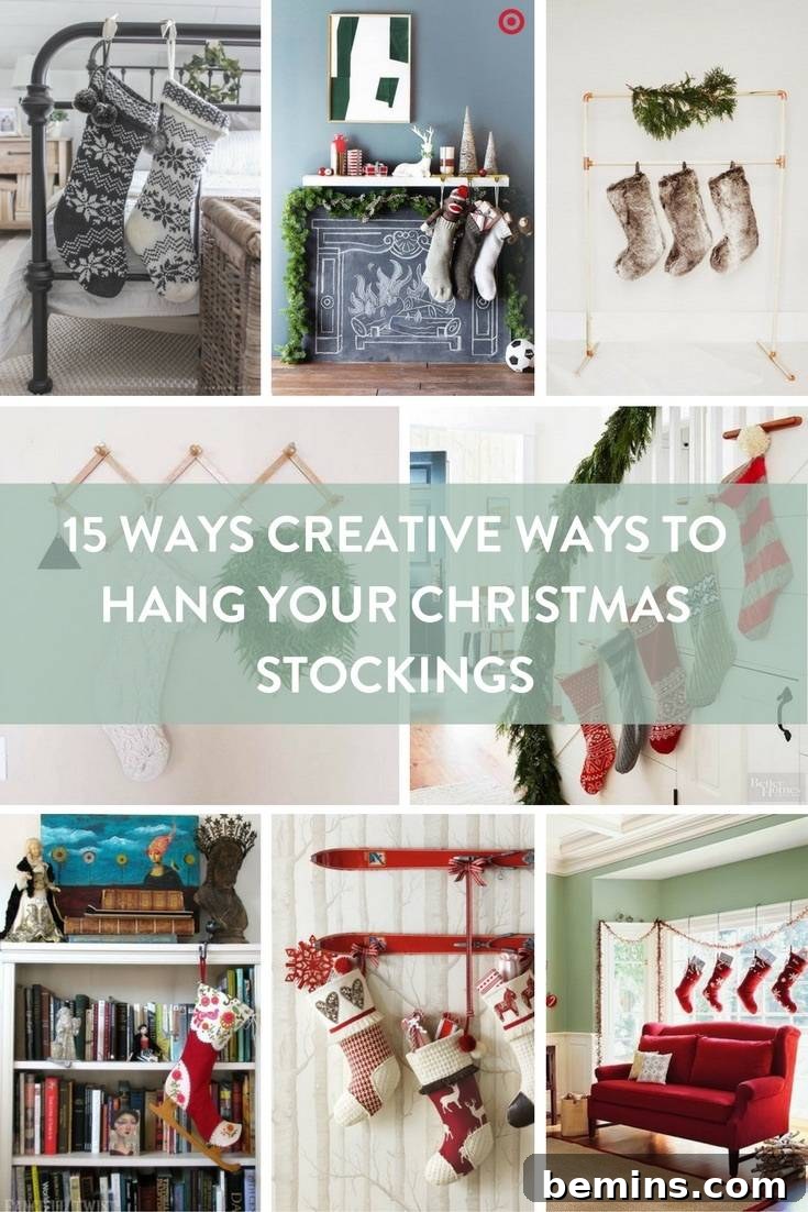 Pin It: 15 Ways to Hang a Christmas Stocking
