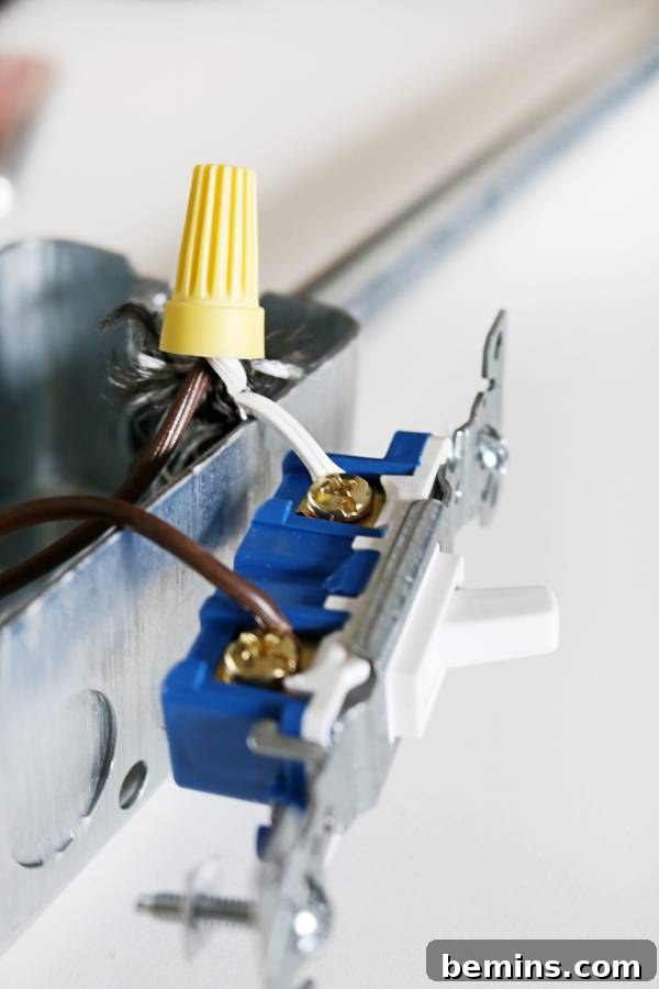 Wiring to the Switch