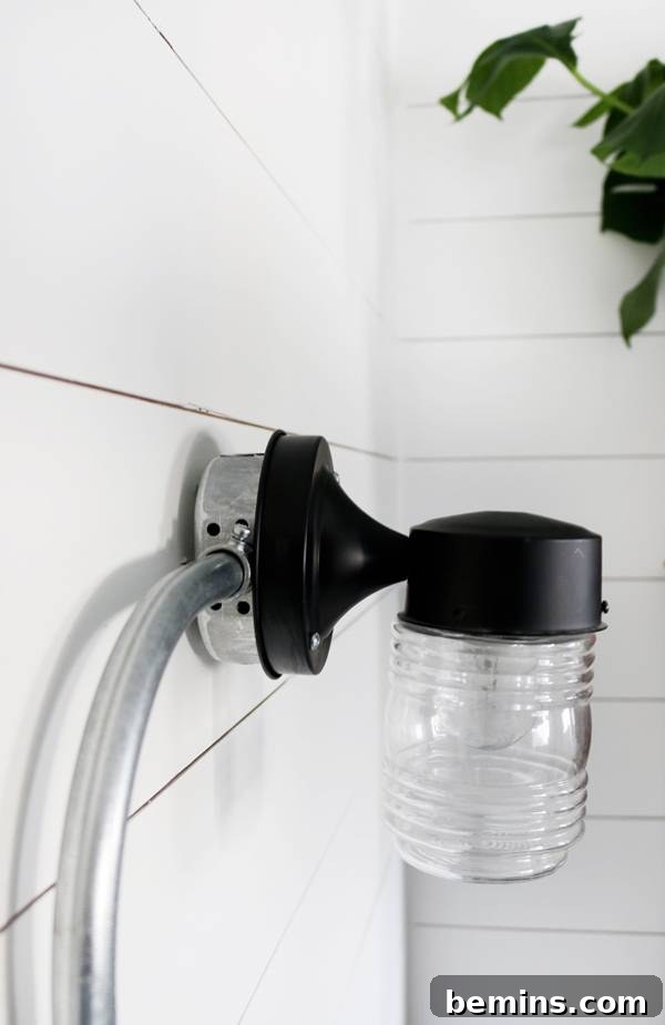 Finished Wall Sconce