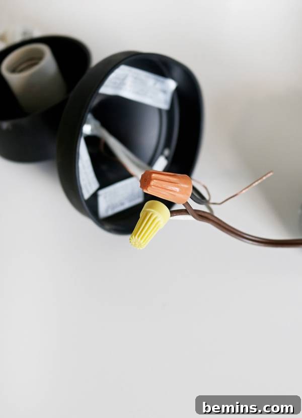 Wiring the Light Sconce