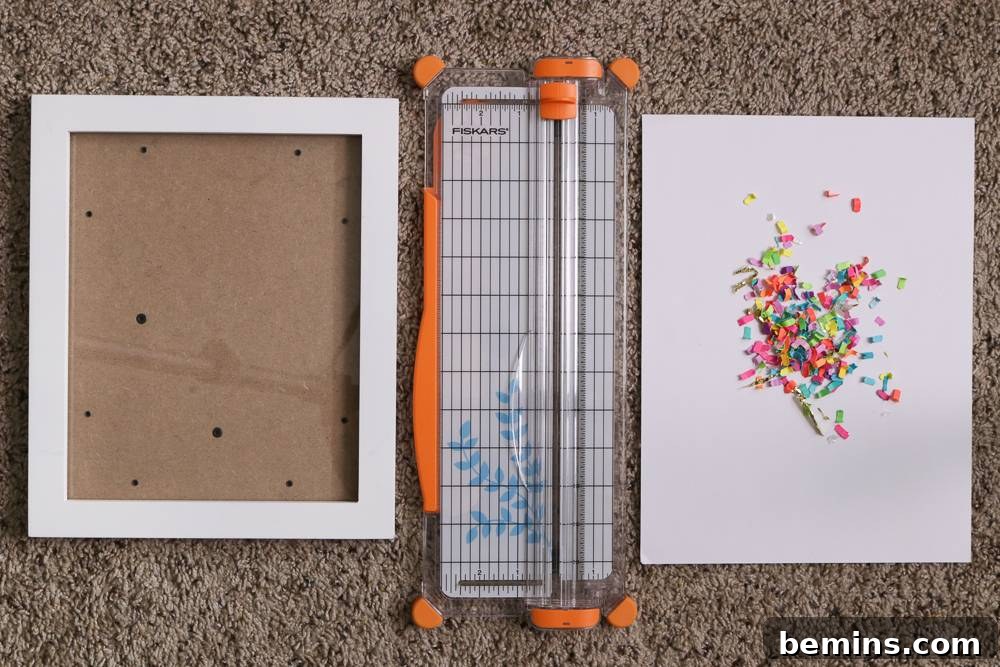 DIY Graphic Confetti Art Supplies