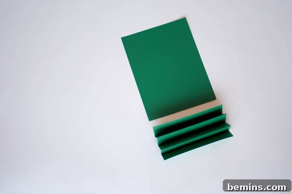 Folding Paper Widthwise