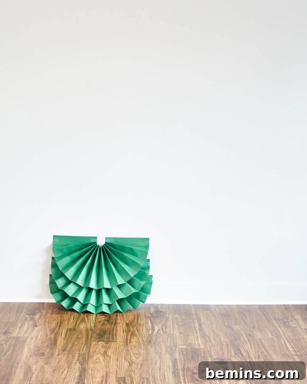 DIY Festive Folded Paper Christmas Tree