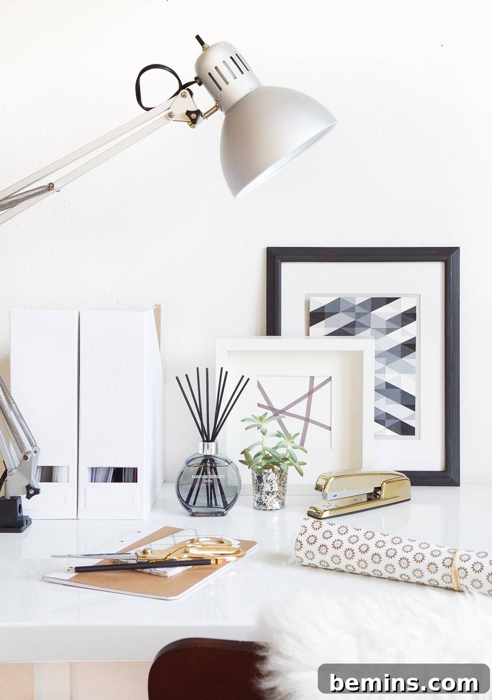 Stylish Reed Diffuser in a modern office setting