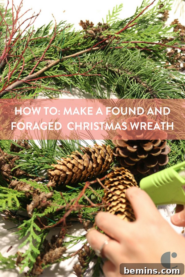 Scandinavian Christmas Wreath DIY