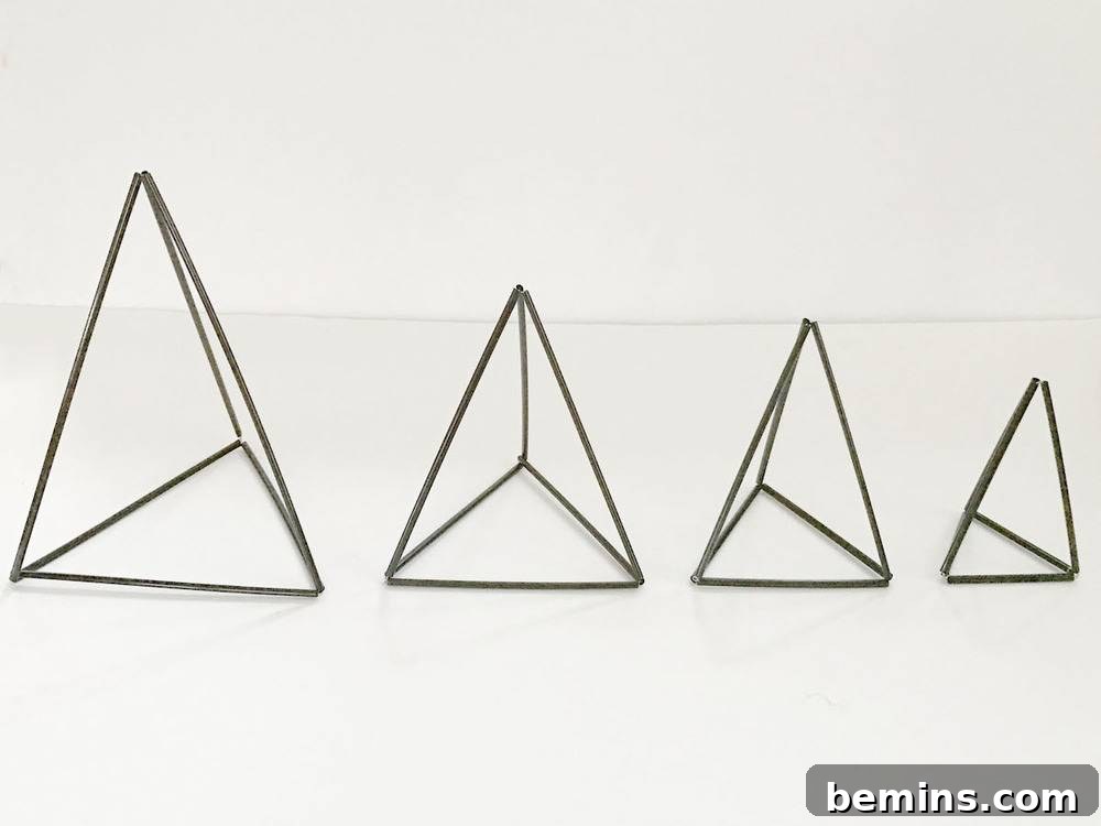 Measuring Himmeli Triangles