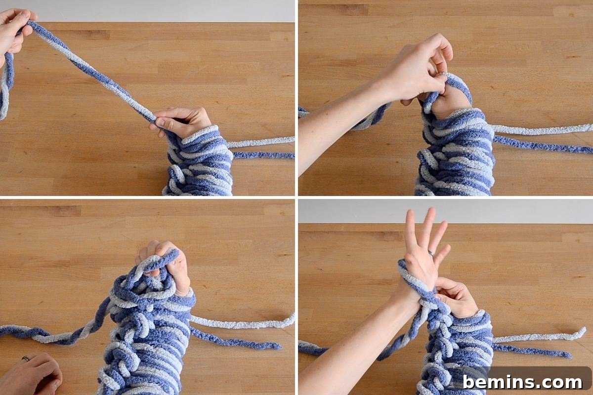 Make your first stitch