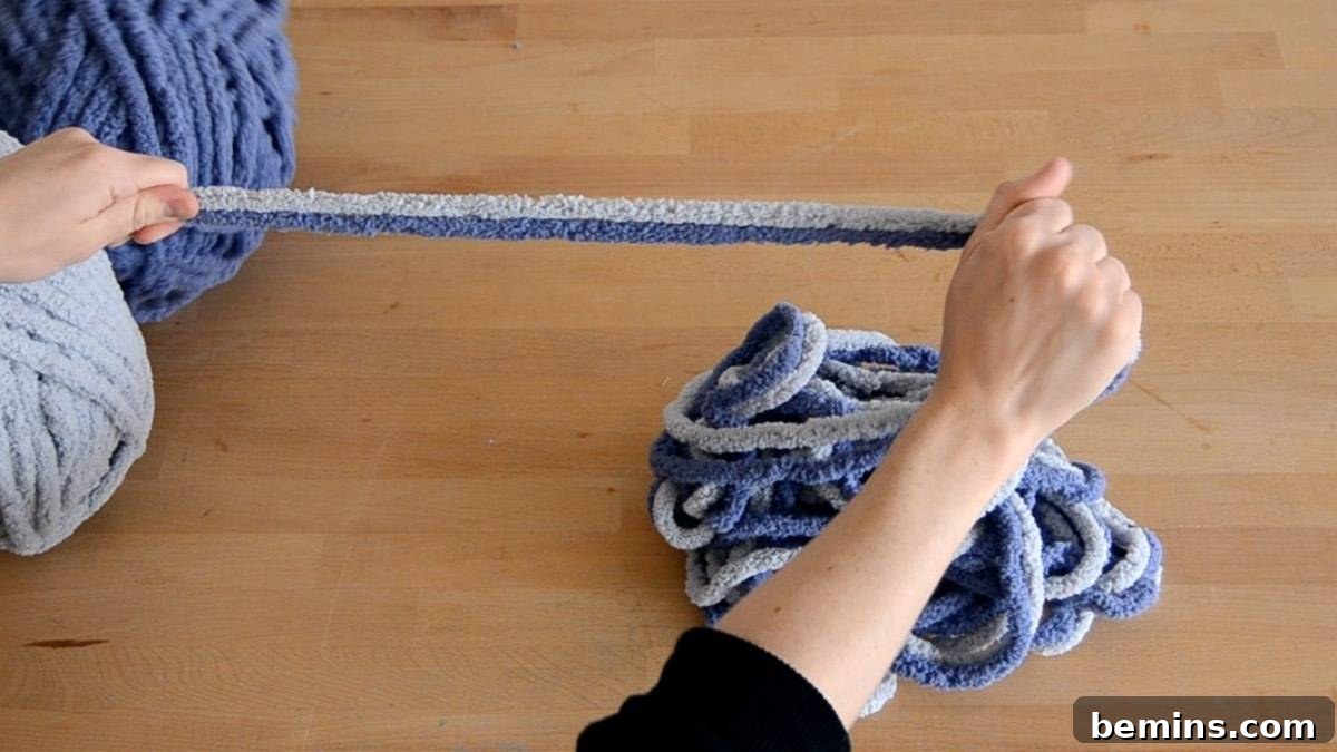 Prepare your yarn