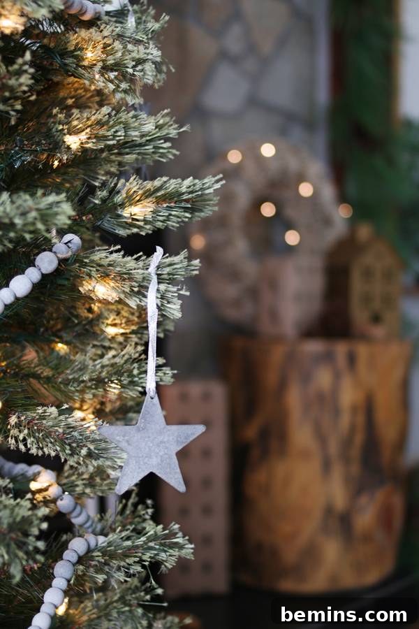 Christmas Mantle Makeover: No Mantle, No Worries