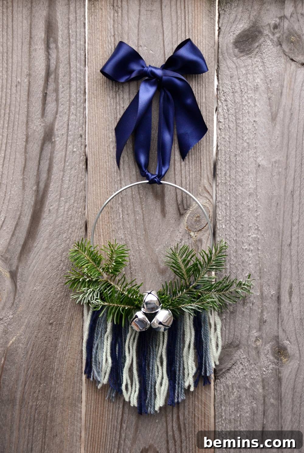 Bohemian Yarn Wreath DIY Tutorial