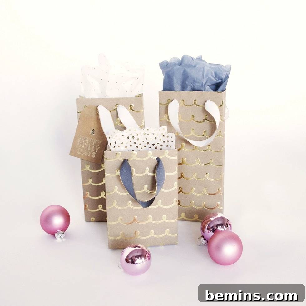 Wrapping Paper Wonders: DIY Gift Bags 7 Learn how to make your own gift bags at home. Perfect for present-wrapping emergencies!