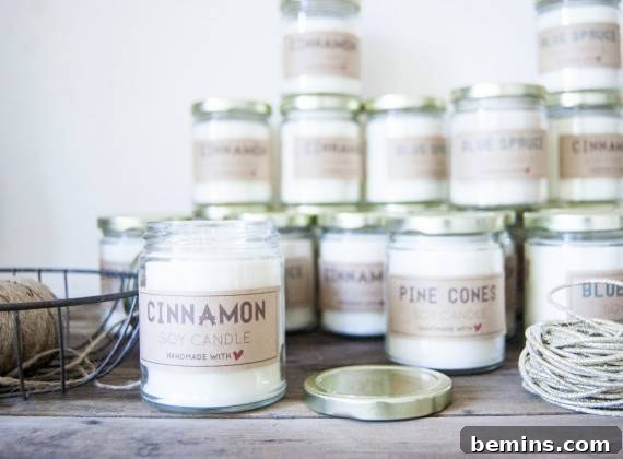 DIY Cinnamon Candle for Christmas Scent