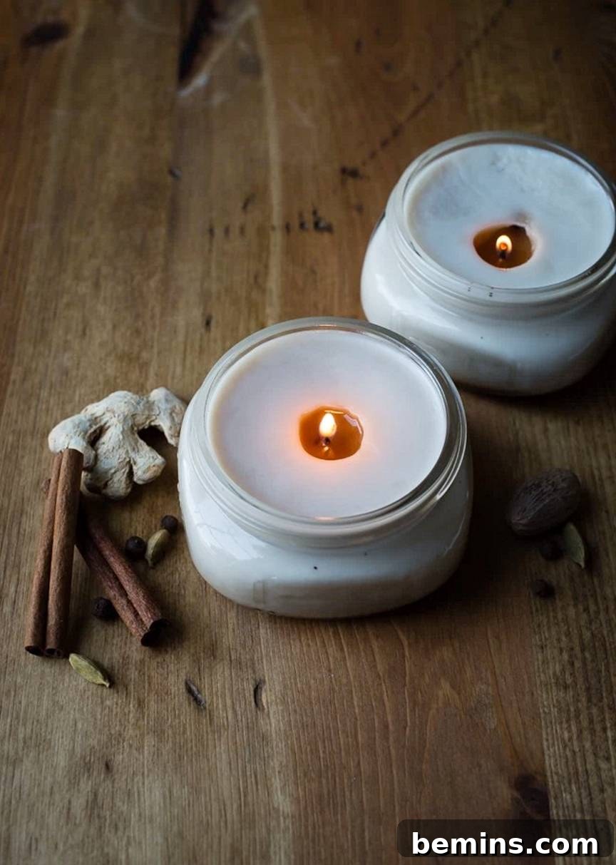DIY Chai Candles for a Christmas Aroma